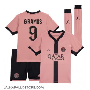 Paris Saint-Germain Goncalo Ramos #9 Kolmaspaita Lapsille 2024-25 Lyhythihainen (+ shortsit)